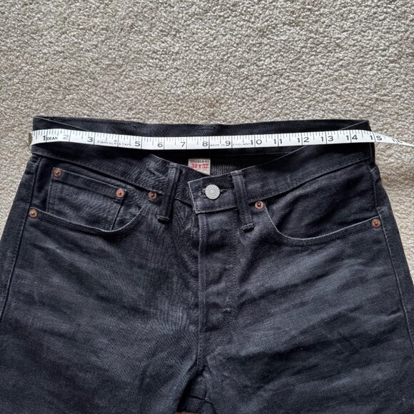 Double RL RRL Slim Fit Black Selvedge Jean 30x32 - Picture 9 of 10